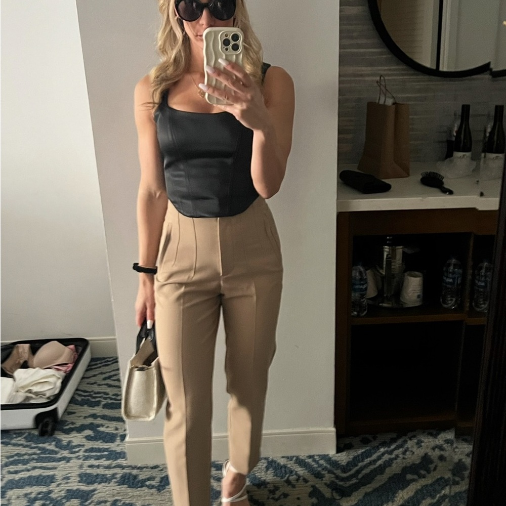 Zara Tan Trousers